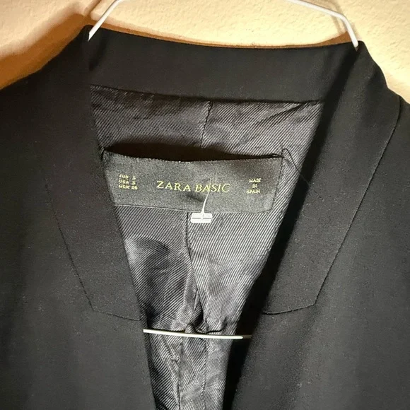 Zara Classic Black Men's Blazer - Picture 3 of 5